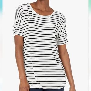 NIB Striped Short sleeve tunic